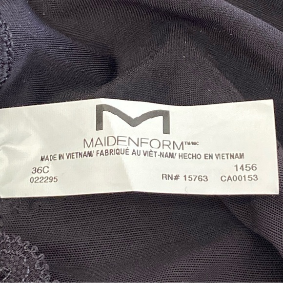 NWT MAIDENFORM / Women's Flexees Embellished Firm Control Bodysuit Size 36C - Picture 4 of 9